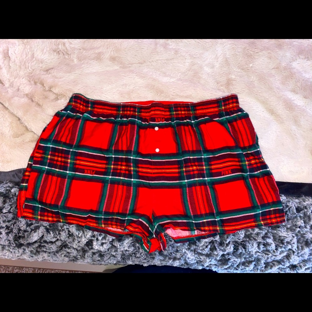 victoria’s secret pink pj shorts